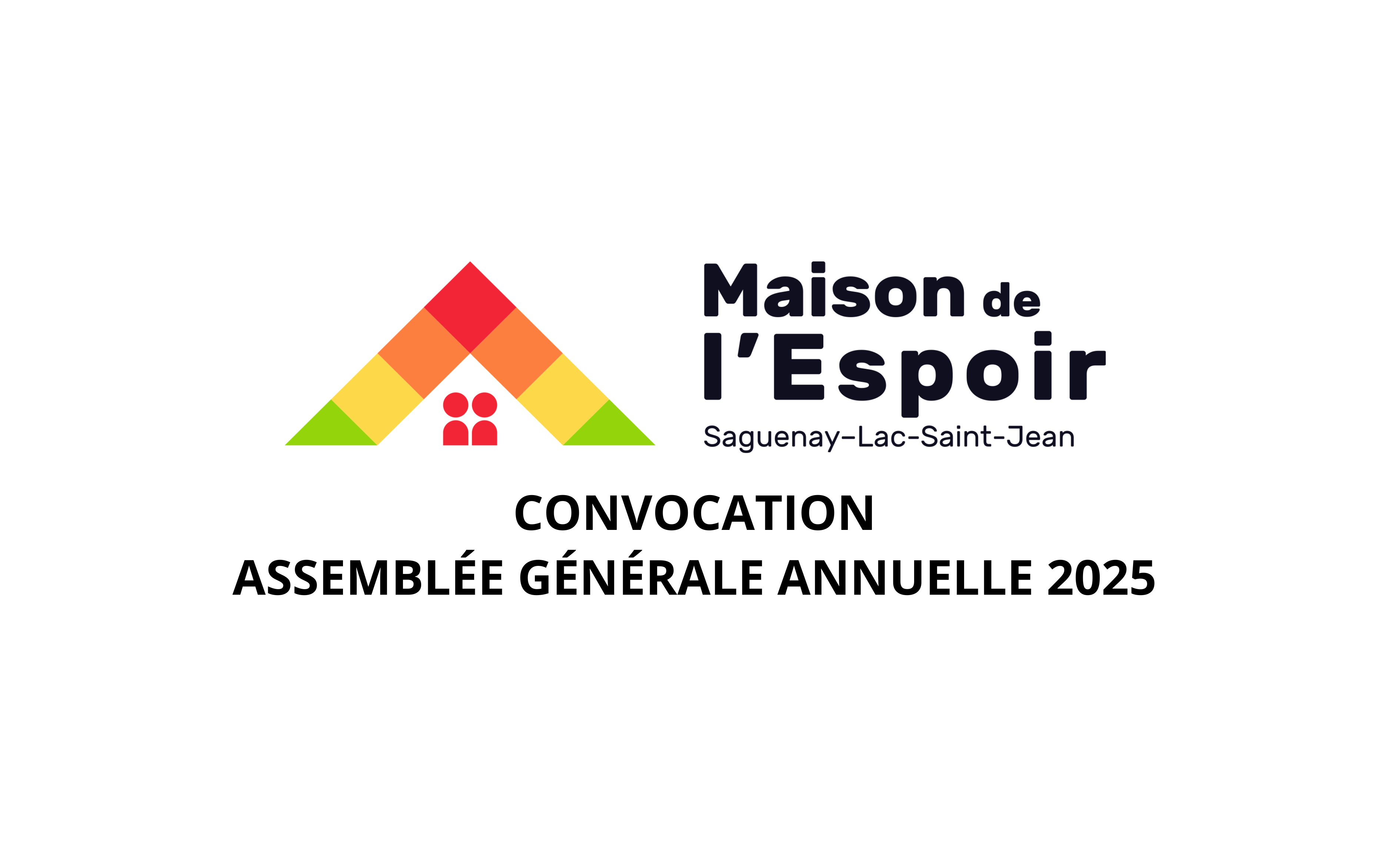 Convocation AGA 2025 - La Maison de l'Espoir